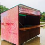 kültéri árusító bódé