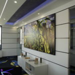 műanyag táblakép keretezve