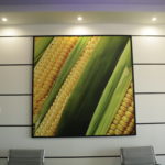 műanyag táblakép keretezve