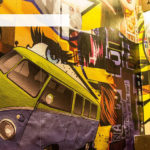 éjszakai bár popart stílus