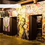 éjszakai bár popart stílus