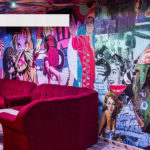 éjszakai bár popart stílus