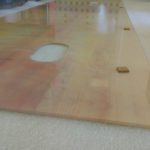 márvány mintás nyomtatott konyhai zsírfogó üveglap