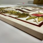 kerámia kép - házszám