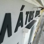 kültéri 3D felirat kihelyezése