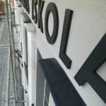 kültéri 3D felirat kihelyezése