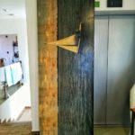 fa táblakép gyártás alatt