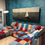 lebegő fa táblakép