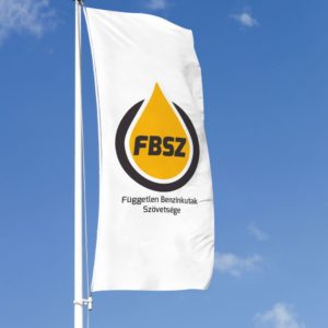 Zászló (balos) - FBSZ logóval - előrendelés