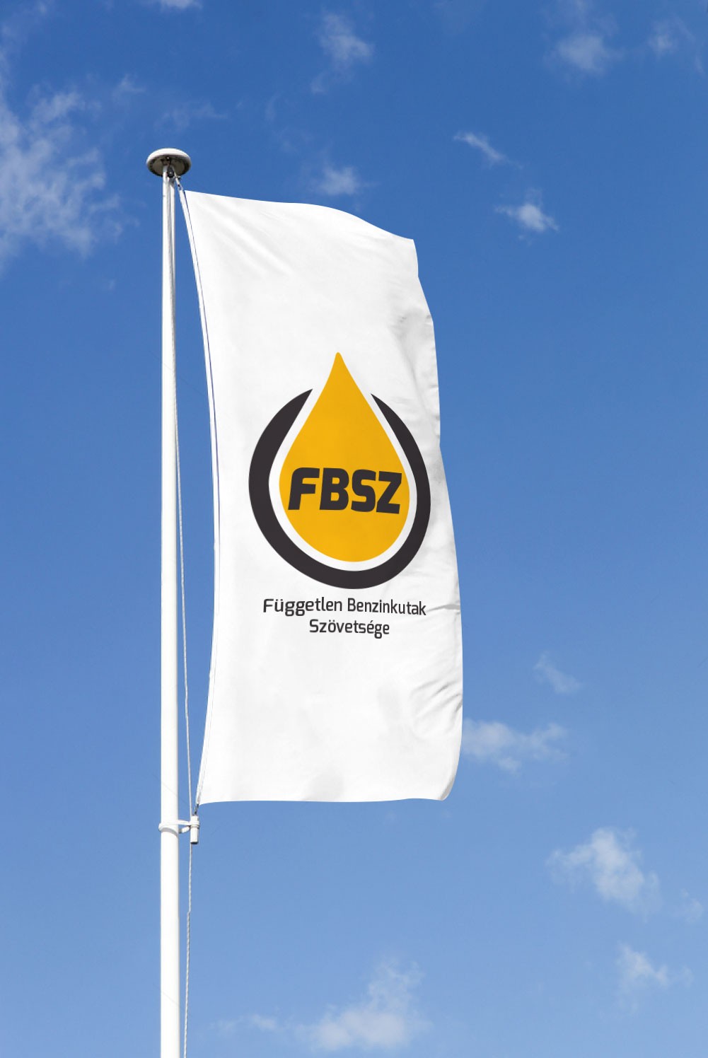 Zászló (balos) - FBSZ logóval - előrendelés